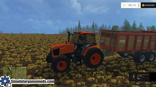 FS 2015 – Kubota M135GX Tractor V1