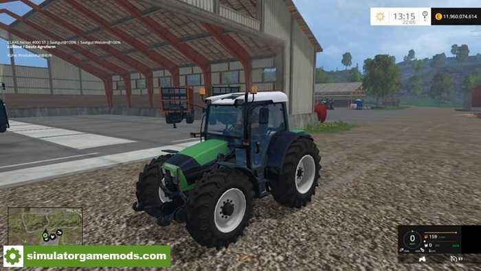 FS15 – Deutz-Fahr Agrofarm 430 With FL Tractor V1.5