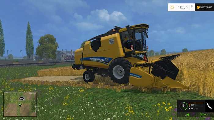 FS 2015 – New Holland TC 4.90 Harvester Mod V1