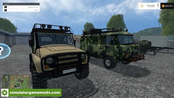FS15 – Uaz and Trailers Pack V1.0