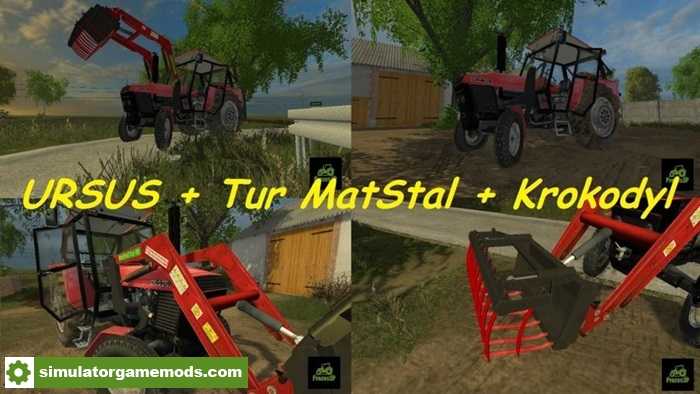 FS15 – Ursus 902 + Tur Matstal + Crocodile Matstal Pack