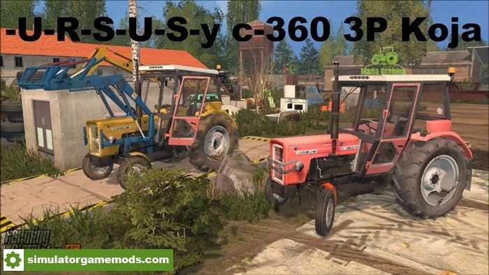 FS15 – Ursus C-360 3P KOJA Tractor V1.0