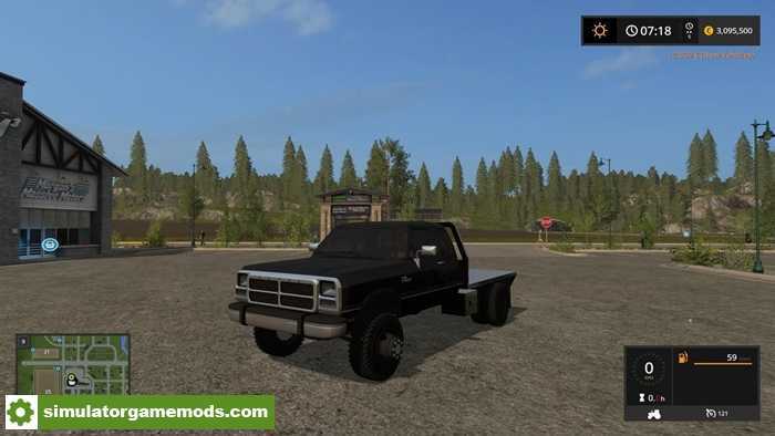 FS17 – 1993 Dodge D-250 Flatbed Dually V1.0