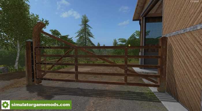 FS17 – Animated Paddock Fence and Gate V1.0.0.0