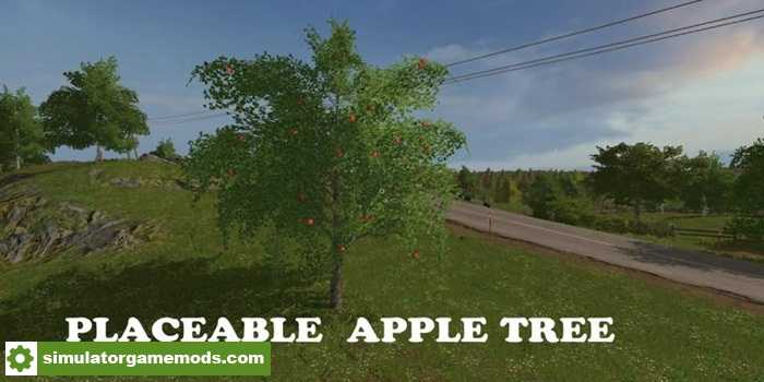 FS17 – Placeable Apple Tree Mod V1.0