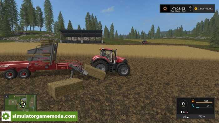 FS17 – Arcusin Bale Autostack Pack