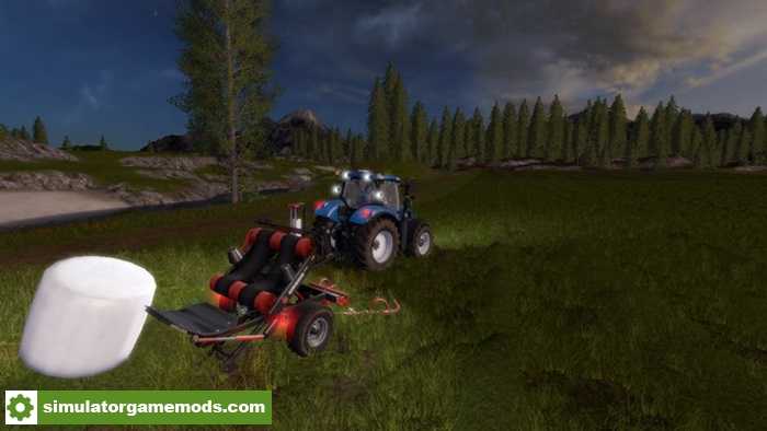 FS17 – Automatic Unload for Bale Wrapper V1.0