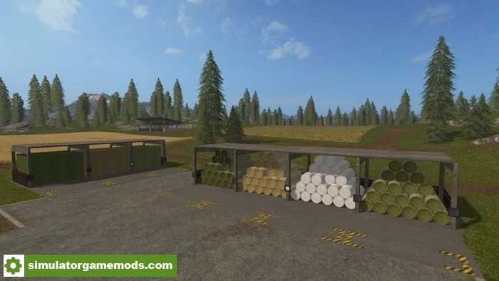 FS17 – Placeable Bale Storage V1.0