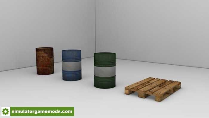 FS17 – Barrels With Europalette