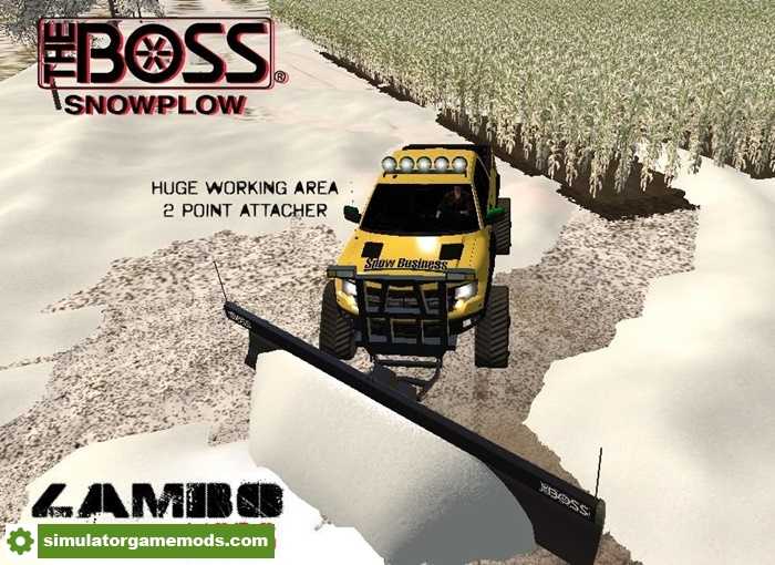 FS17 – Boss Box Plow V1