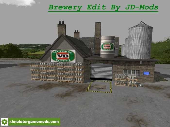 FS17 – Placeable Brewery V2