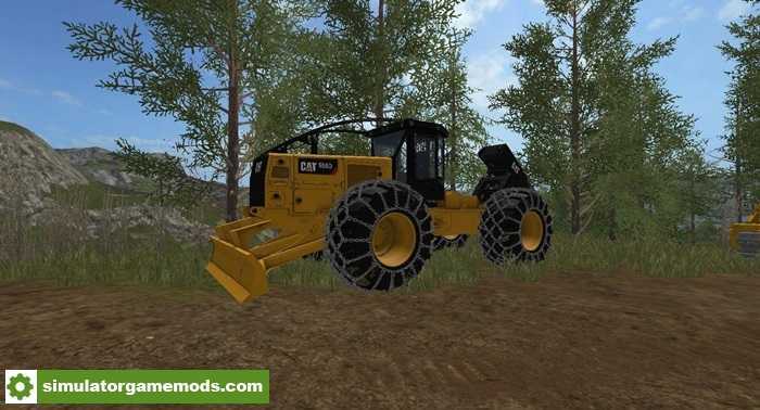 FS17 – Cat 555D Skidder Release V2.0