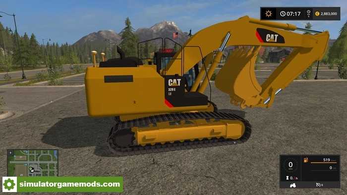 FS17 – Caterpillar 329E Excavator V1.0