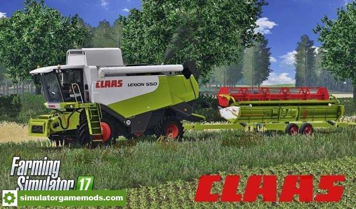 FS17 – Claas Lexion 550 Full Pack V1.4.4