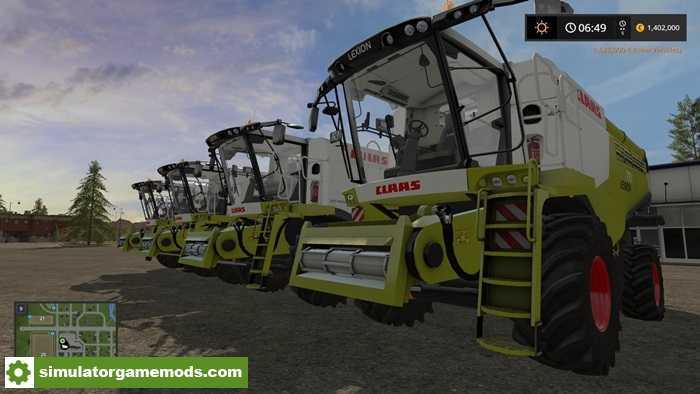 FS17 – Claas Lexion 740-780 Pack V1.0