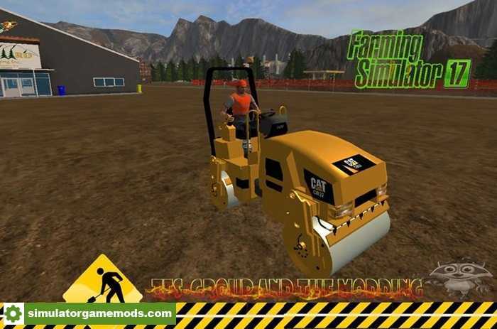 FS17 – Compacteur Tandem Caterpillar CB32 V1