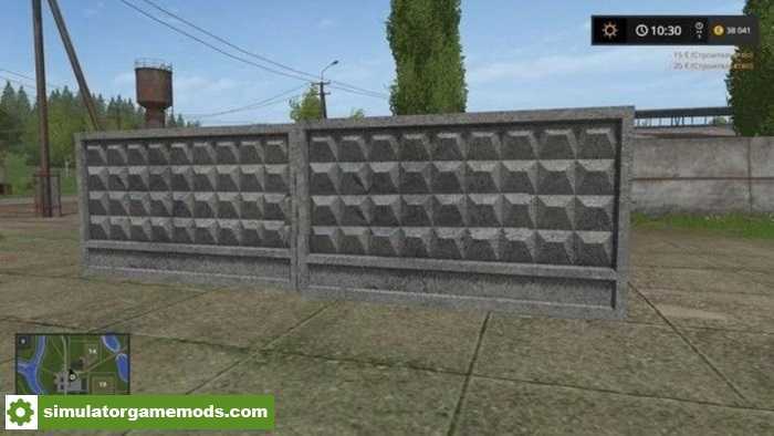 FS17 – Concrete Fence Beta