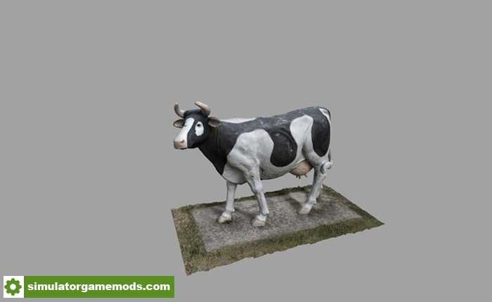 FS17 – Cow Statue V1.0