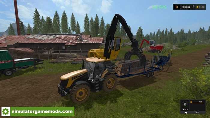 FS17 Customizable Log Trailer V 1.0