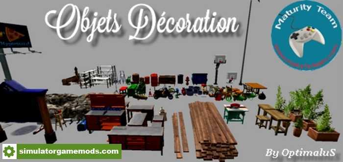 FS17 Decoration Objects Pack V 1.0