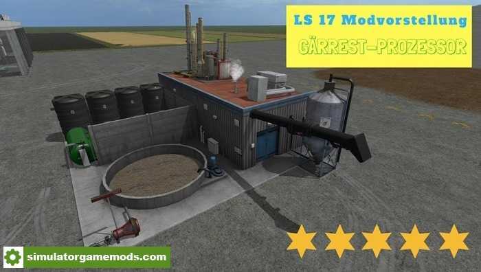 FS17 – Placeable Digestate Processor V2.0