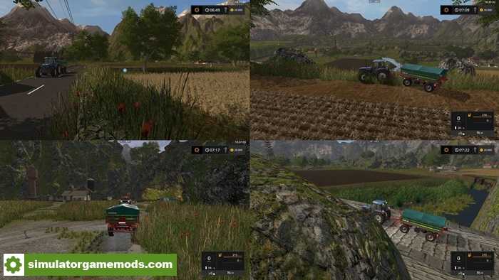 FS17 – Farming IN The Rocks Map V1.0.1