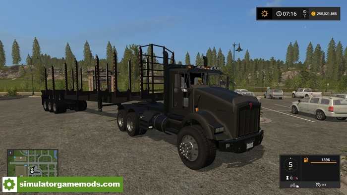 FS17 – FDR Logging – Log Trailer, Low Bed, Log Truck V1.0