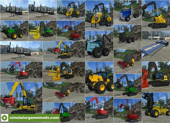 FS17 – FDR Logging Mods Pack