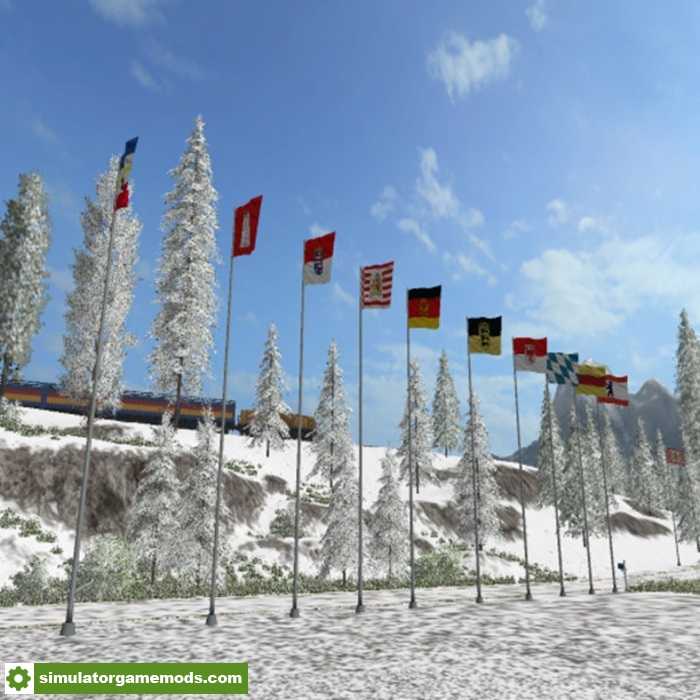 FS17 – Placeable Flagpack 1-50 V2.2