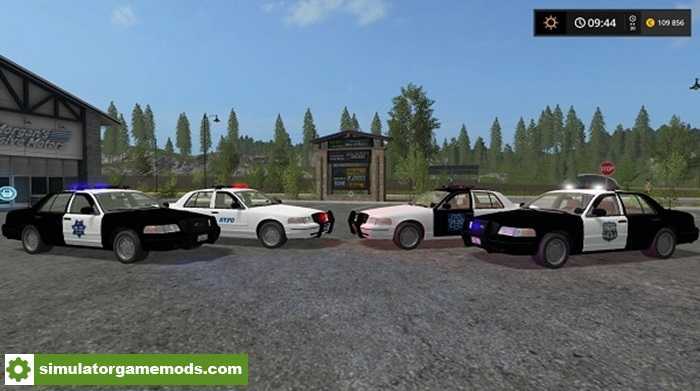 FS17 – Ford Crown Victoria Police Cruiser Pack
