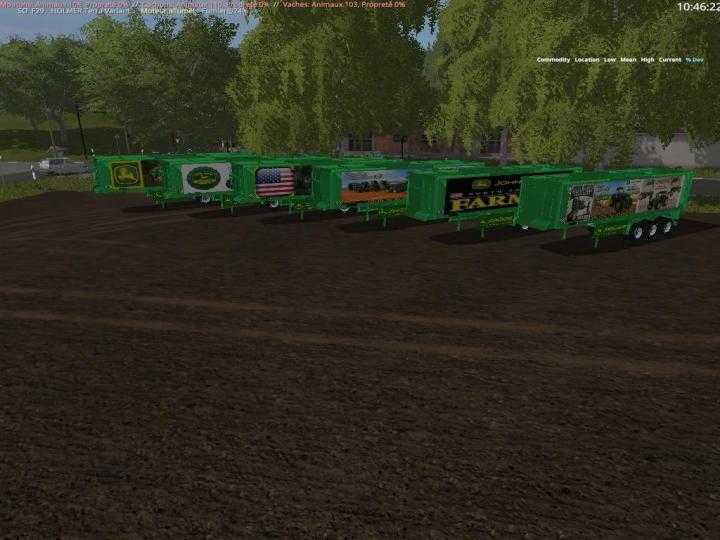 FS17 – 6 Trailers John Deere Pack V2