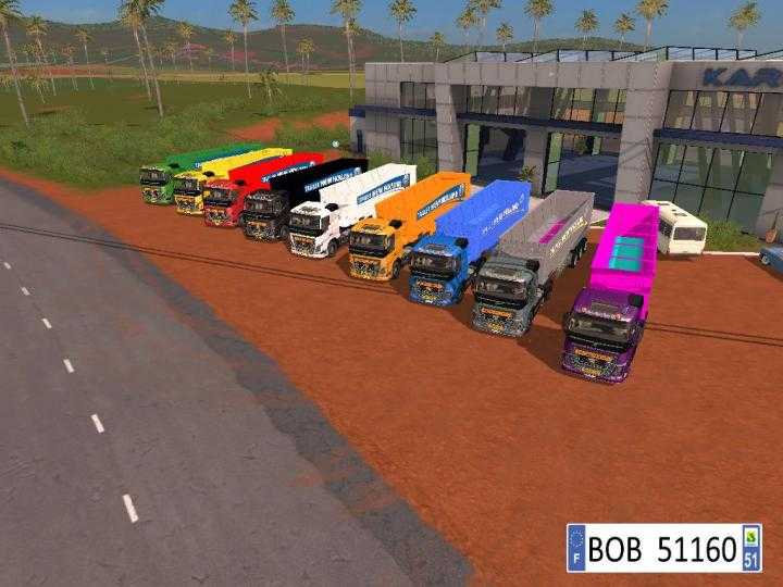 FS17 – 9 Trailers New Holland Colors V1.5