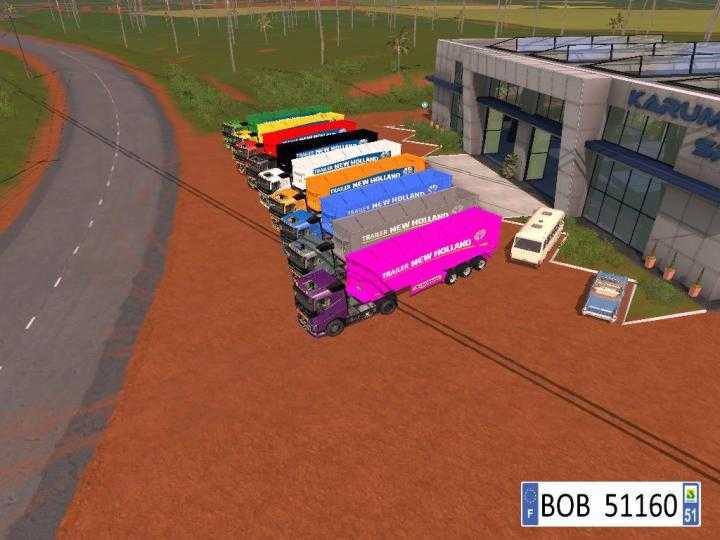 FS17 – 9 Trailers New Holland Colors V1.5