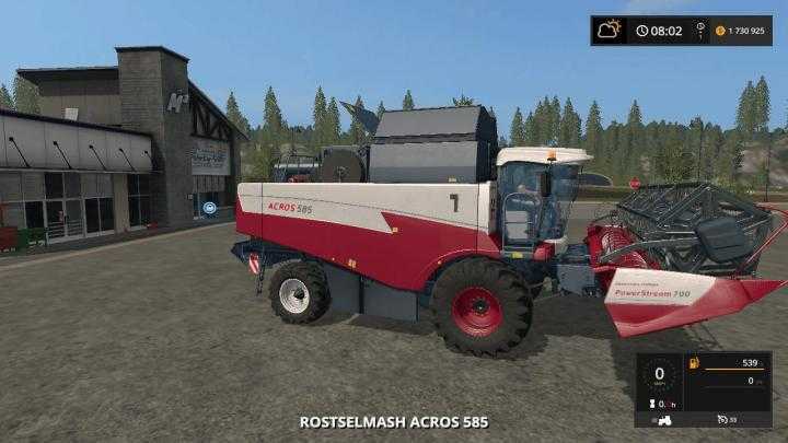 FS17 – Acros 595 Plus And Acros 585 V1.0.0.5