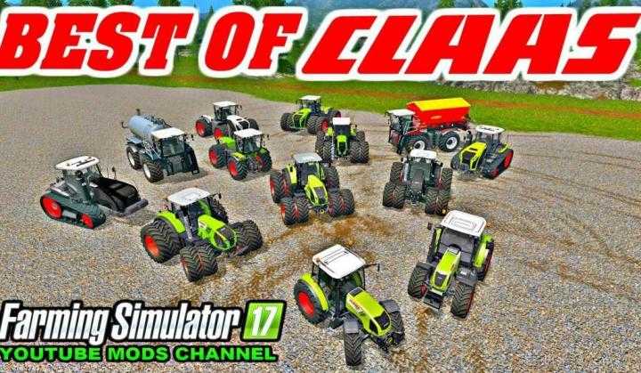 FS17 – All Claas Top Tractor Pack V1