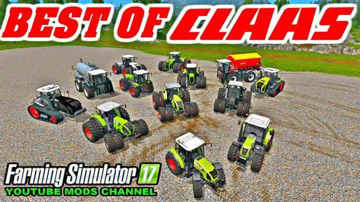 FS17 – All Claas Tractor Pack V1.0