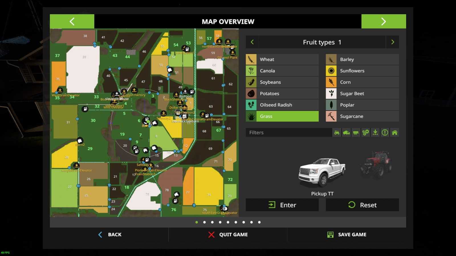 FS17 – Bates Cass County Usa Grass Map V6.5