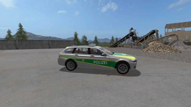 FS17 – Bmw 530 Polizei Bayern Car Mod V1.0