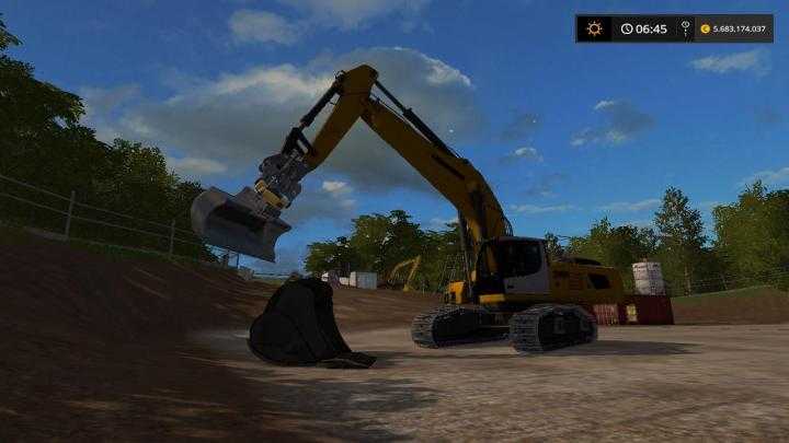 FS17 – Bucket For Volvo Ec300E Attacher V1