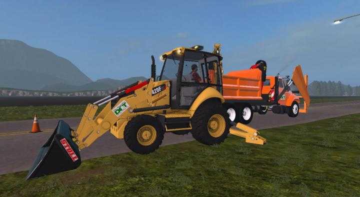 FS17 – Cat Backhoe 420F V1