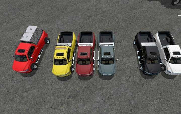 FS17 – Dodge Ram 3500 Customizable V1.5