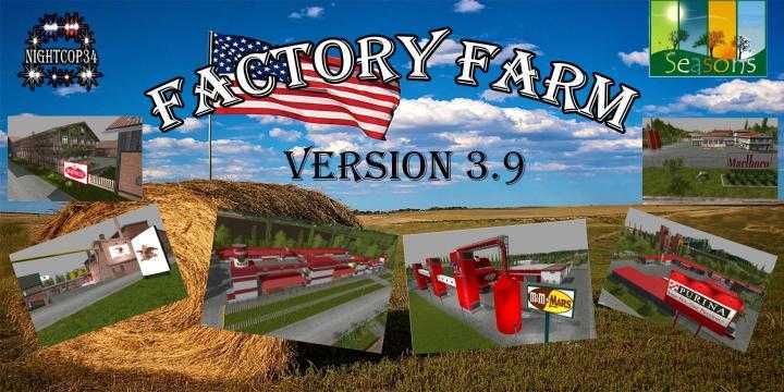 FS17 – Factory Farm Map V3.9