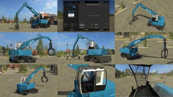 FS17 – [Fbm Team] Terex Fuchs Mhl 454 Update Beta