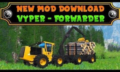 FS17 – Fdr Logging – Форвардер Vyper + прицепы V1