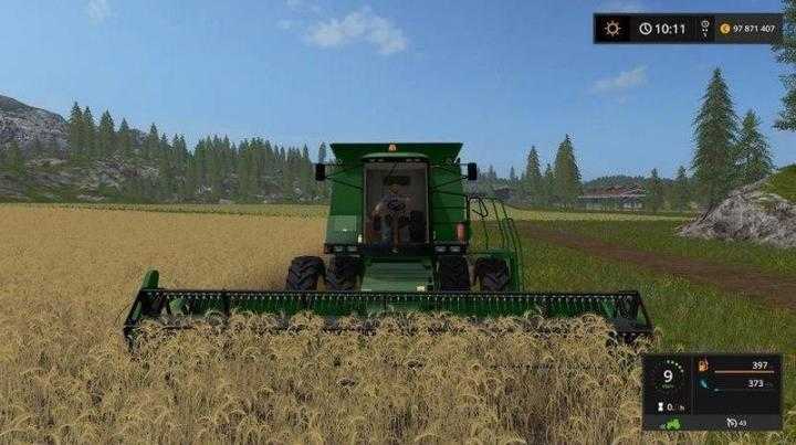 FS17 – John Deere 1550 Harvester V1