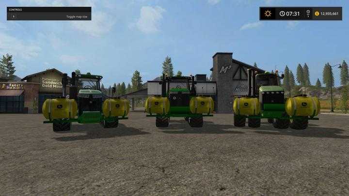 FS17 – John Deere Saddle Tanks V1