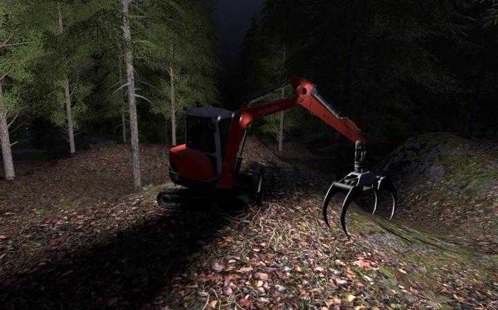 FS17 – Kubota Kx71 3 Mitzange V2