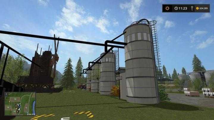 FS17 – Placeable Lining Park V1.1