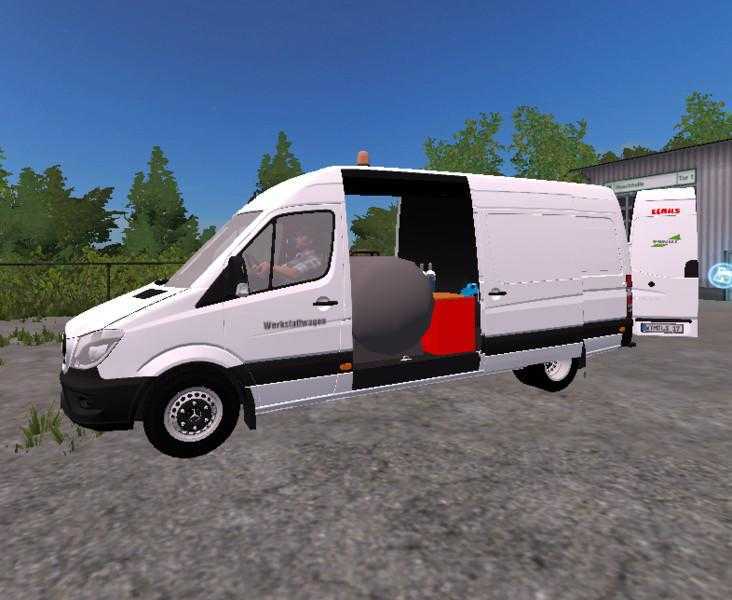 FS17 – Mercedes Sprinter Workshop Car V1