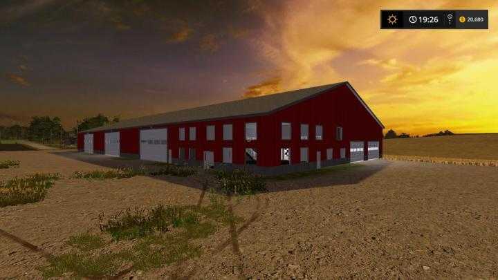 FS17 – Morton Building With Living Quarters V1.0